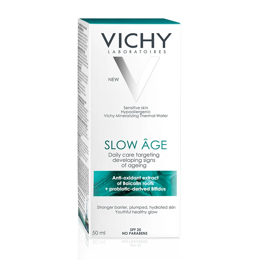 Fluid antirid de ingrijire zilnica pentru corectarea semnelor de imbatranire SPF25 Slow Age, 50 ml, Vichy