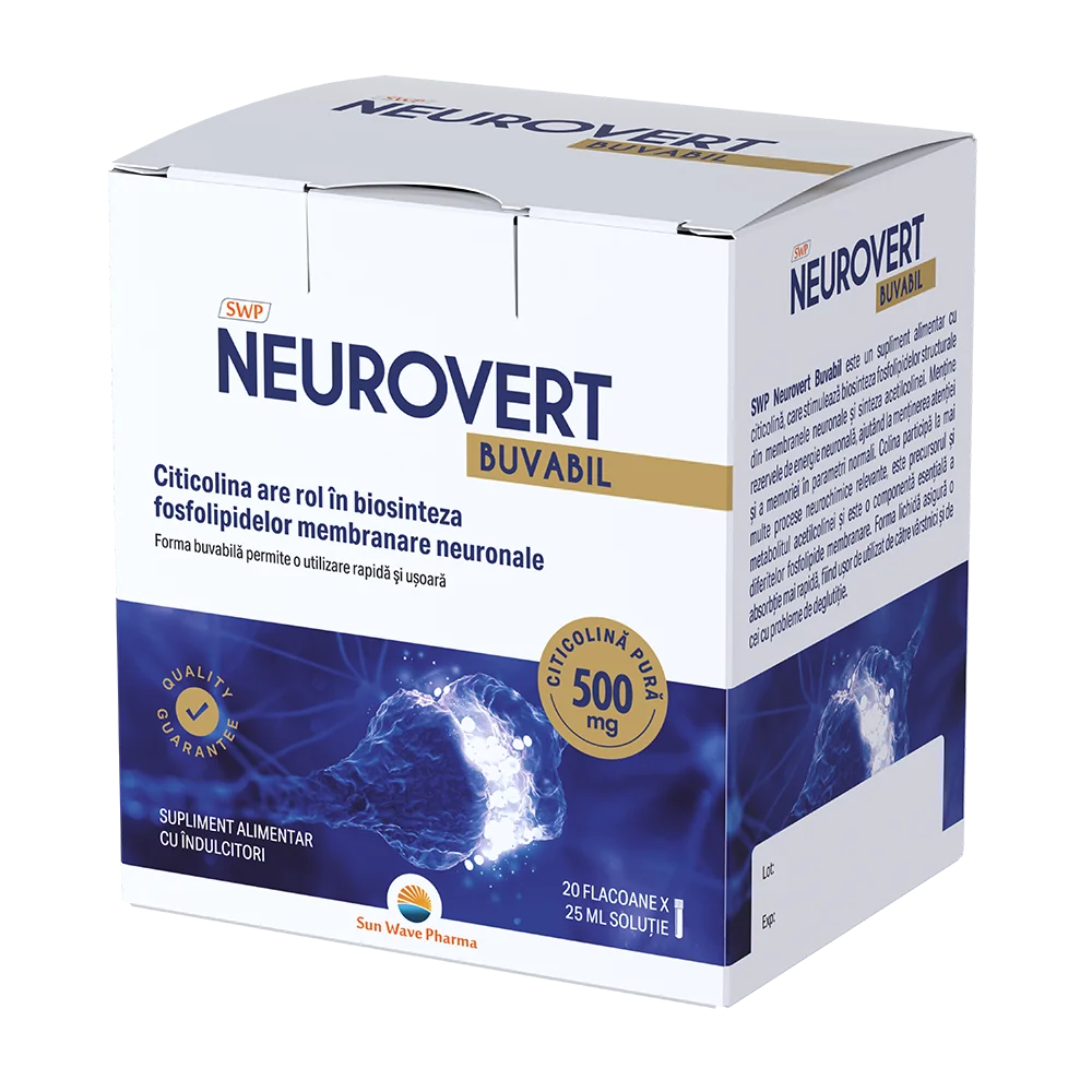 Neurovert buvabil, 20 flacoane, Sun Wave Pharma