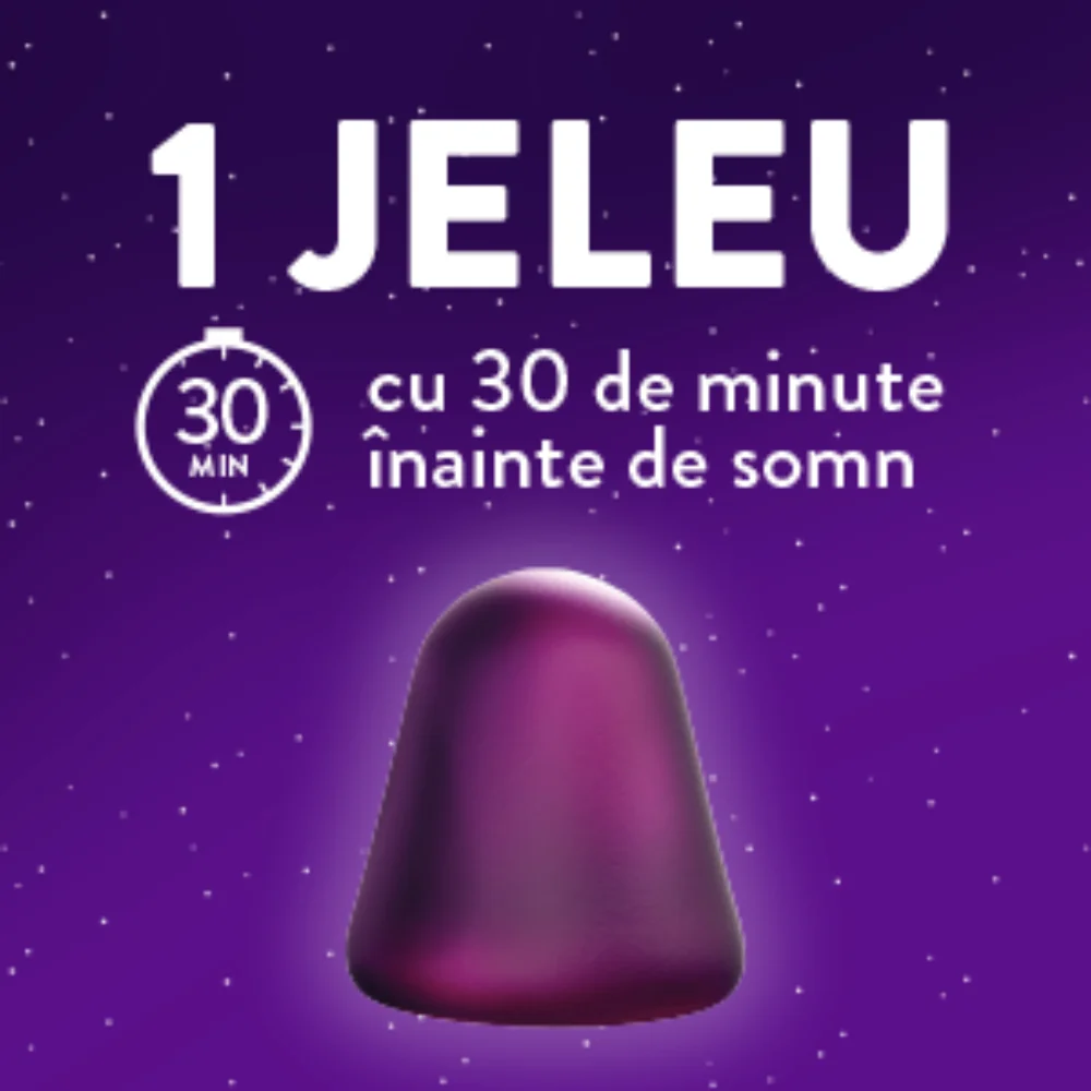 1 jeleu cu 30 minute inainte de culcare. 1 jeleu cu 30 minute inainte de culcare.