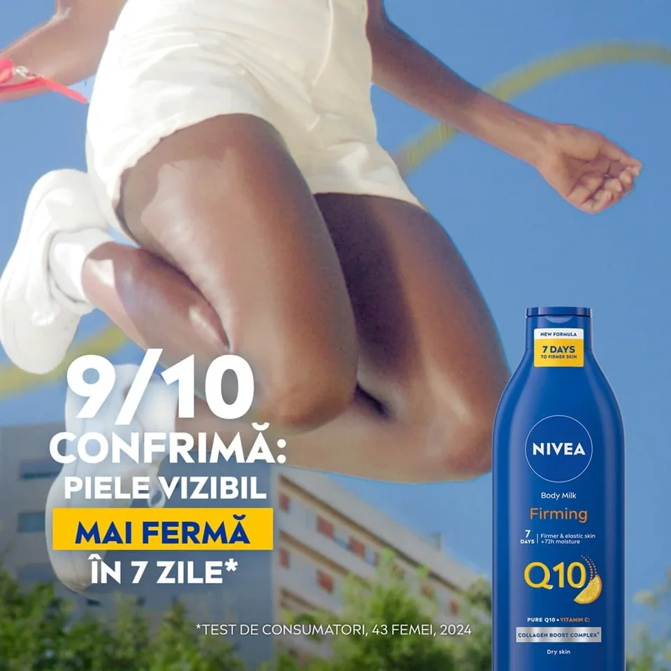 Lapte de corp pentru fermitate Q10, 400ml, Nivea