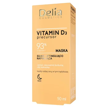Masca de fata antirid Vitamin D3, 50ml, Delia Cosmetics