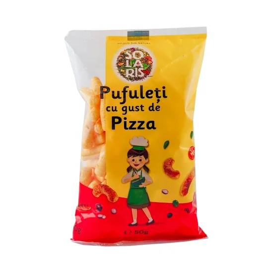Pufuleti cu gust de pizza, 50g, Solaris
