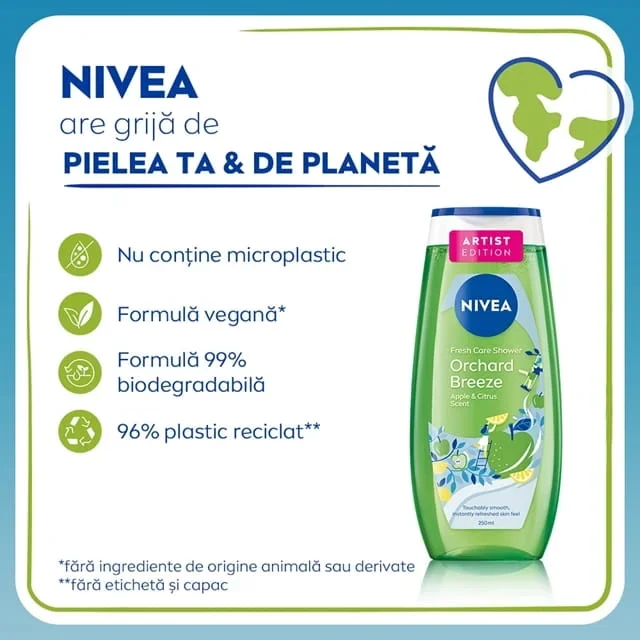 Gel de dus Orchad Breeze, 250ml, Nivea
