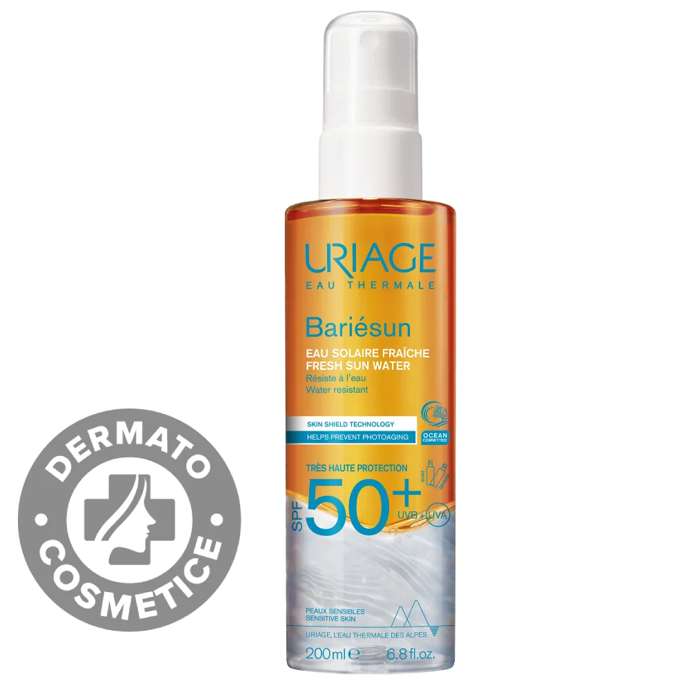 Apa cu protectie solara SPF50+ Bariesun, 200ml, Uriage