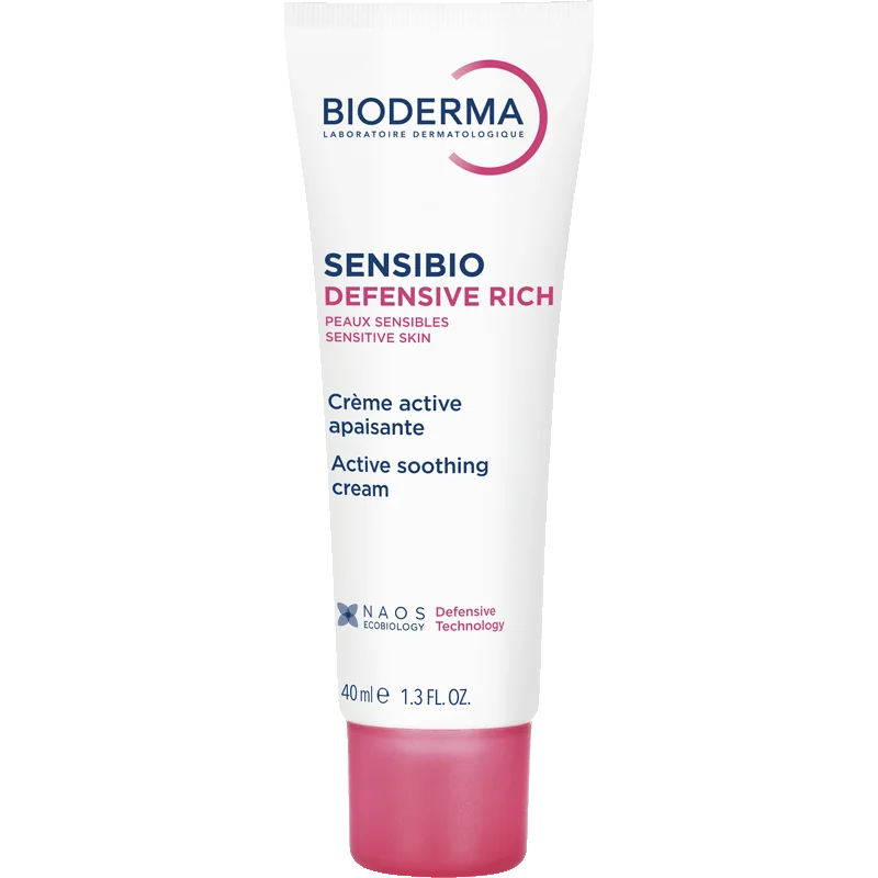 Crema calmanta Sensibio Defensive Rich, 40ml, Bioderma