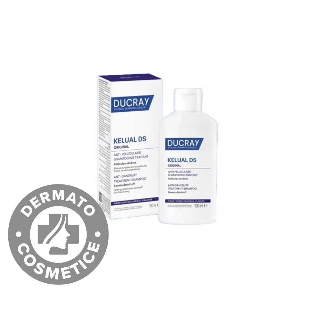 Sampon anti-matreata severa Kelual DS, 100ml, Ducray 
