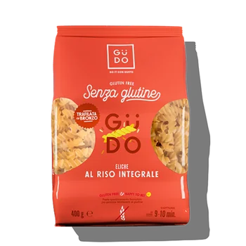 Paste din orez integral fara gluten Eliche, 400g, Gudo