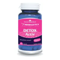 Detox Activ, 60 capsule, Herbagetica