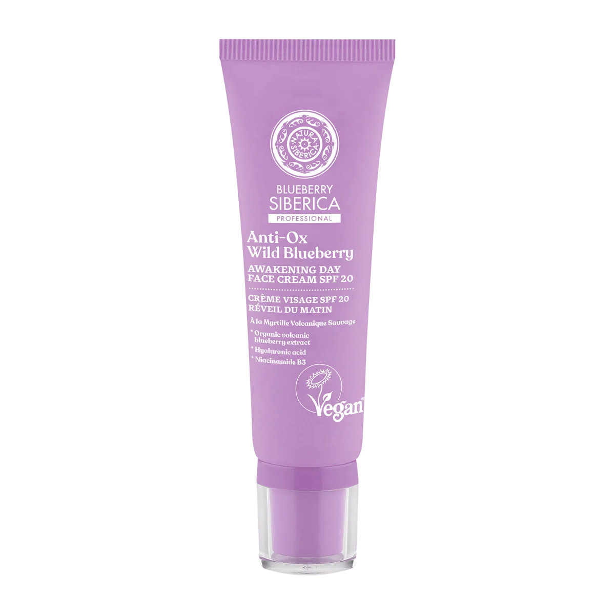 Crema de zi antioxidanta pentru fata cu afine SPF20, 50ml, Natura Siberica