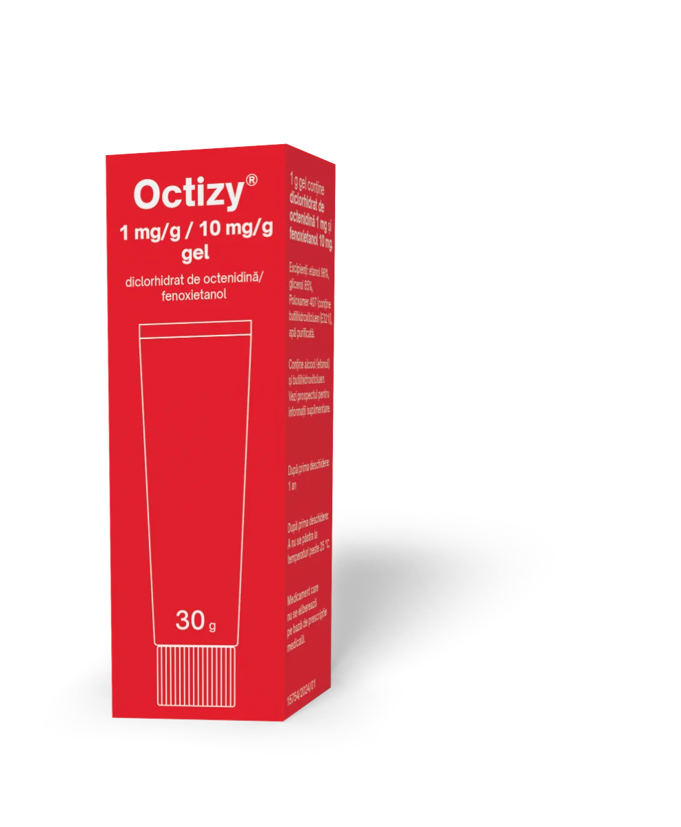 Gel Octizy 1mg/g+10mg/g, 30g, Egis Pharmaceuticals