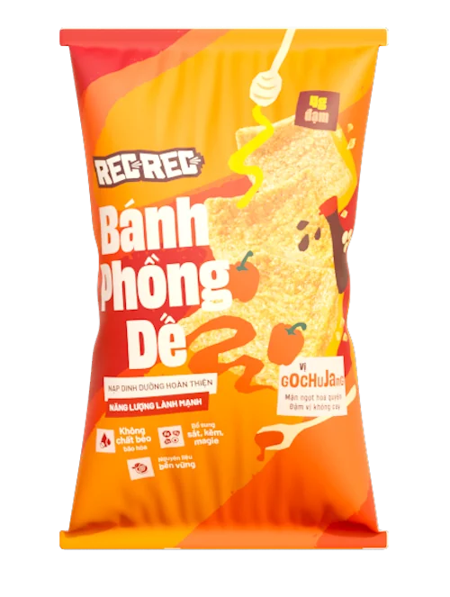 Tapioca Cracker - Gochujang, 40g, Rec Rec