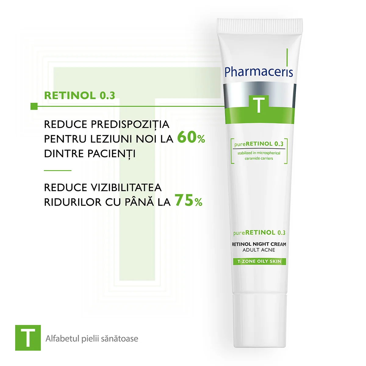 Crema de noapte cu retinol Pure-Retinol T, 40ml, Pharmaceris