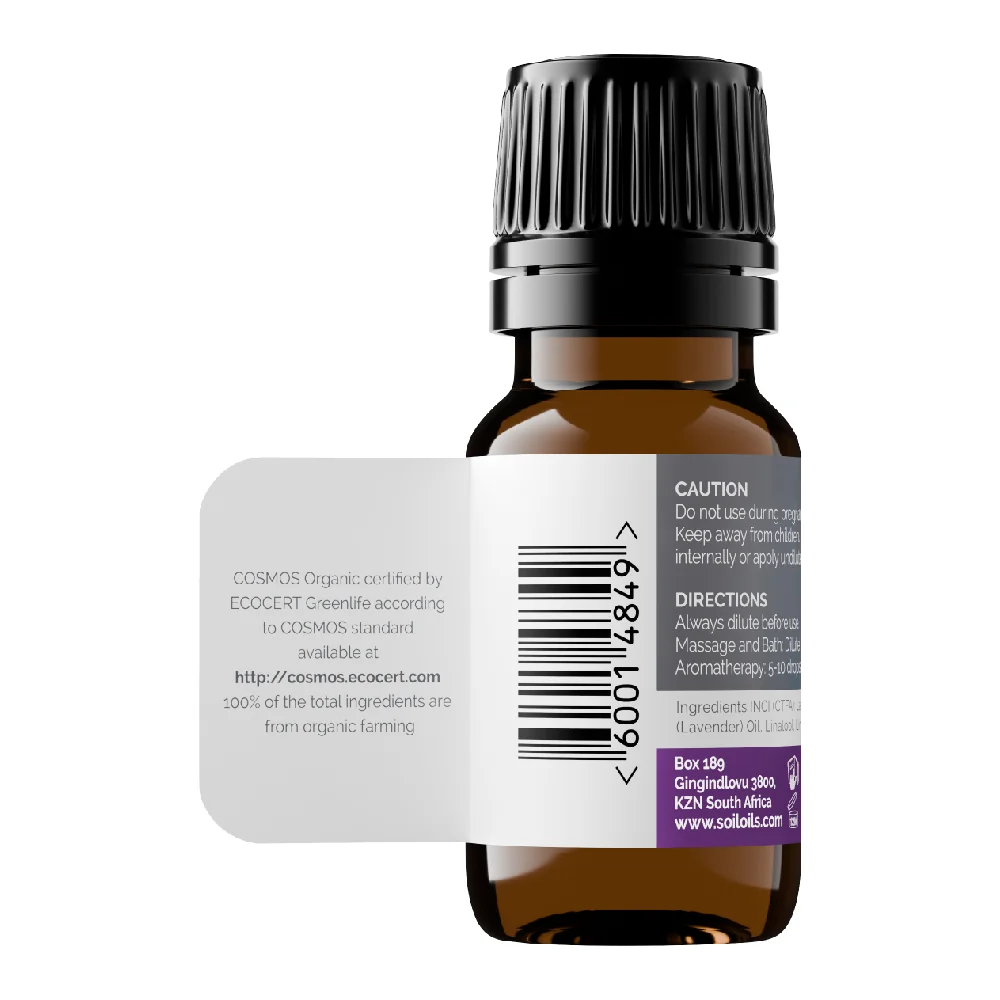 Ulei Esential Lavanda Pur 100% Organic, 10ml, Soil