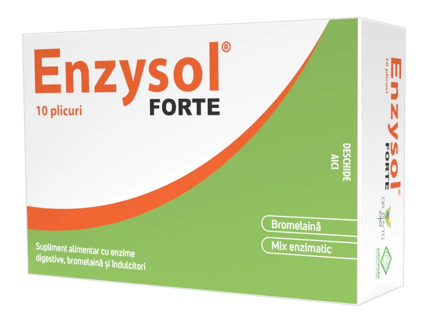 Enzysol Forte, 10 plicuri, Dr. Phyto