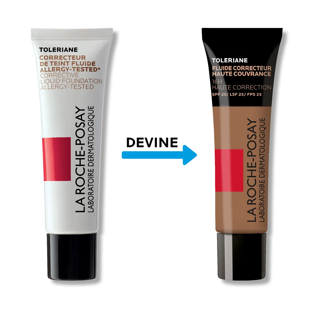 Fond de ten fluid corector cu SPF25 pentru piele sensibila Toleriane Nuanta 16, 30ml, La Roche-Posay