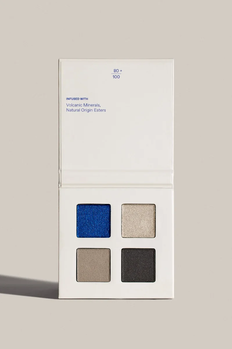 Paleta fard de pleoape Nr. 02 Smokey Sea, 4g, Korres