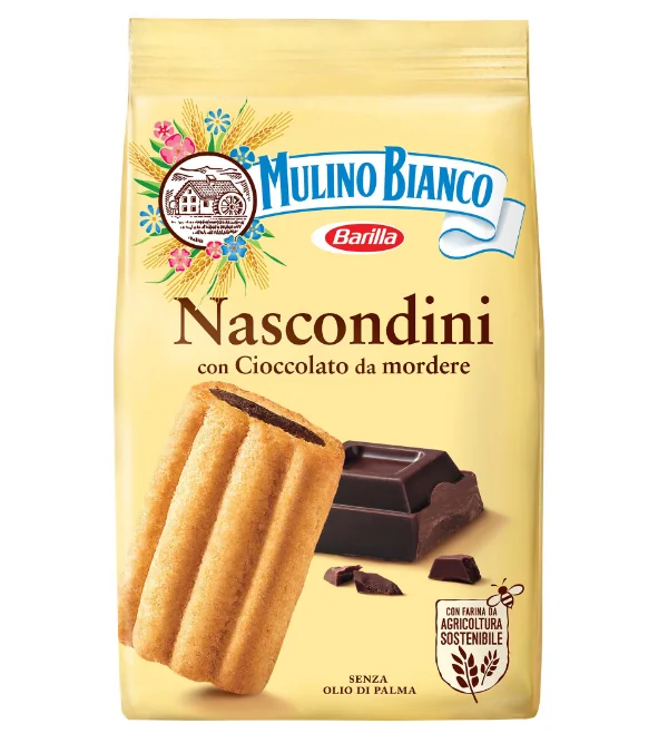 Biscuiti cu ciocolata Nascondini, 330g, Mulino Bianco