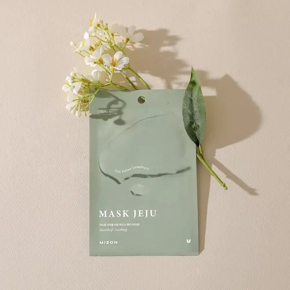 Masca de fata Heartleaf Joyful Time, 23g, Mizon