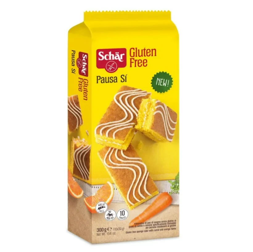 Prajitura fara gluten Pausa Piu Madelaine, 300g, Schar