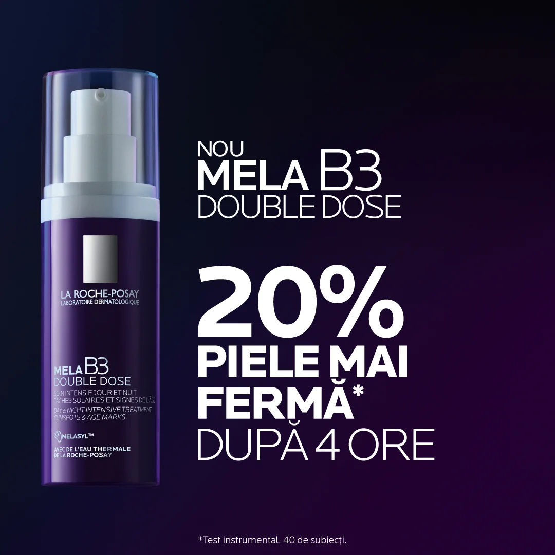 Serum concentrat intensiv anti-pete pigmentare Mela B3 Double Dose, 40ml, La Roche-Posay