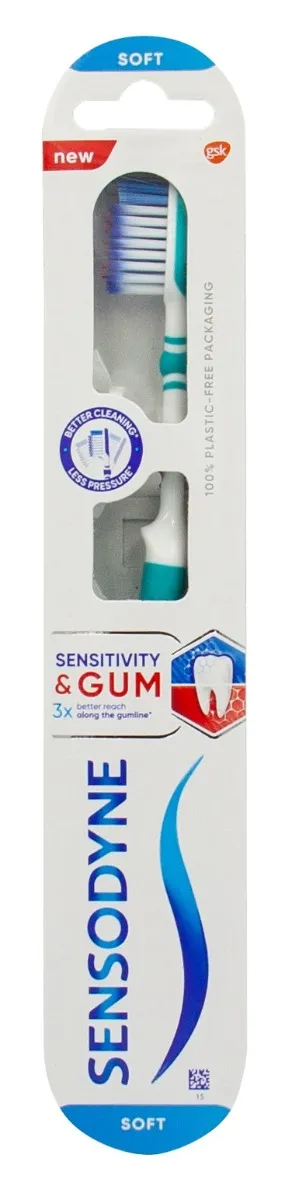 Periuta de dinti Sensitivity & Gum Soft, 1 bucata, Sensodyne