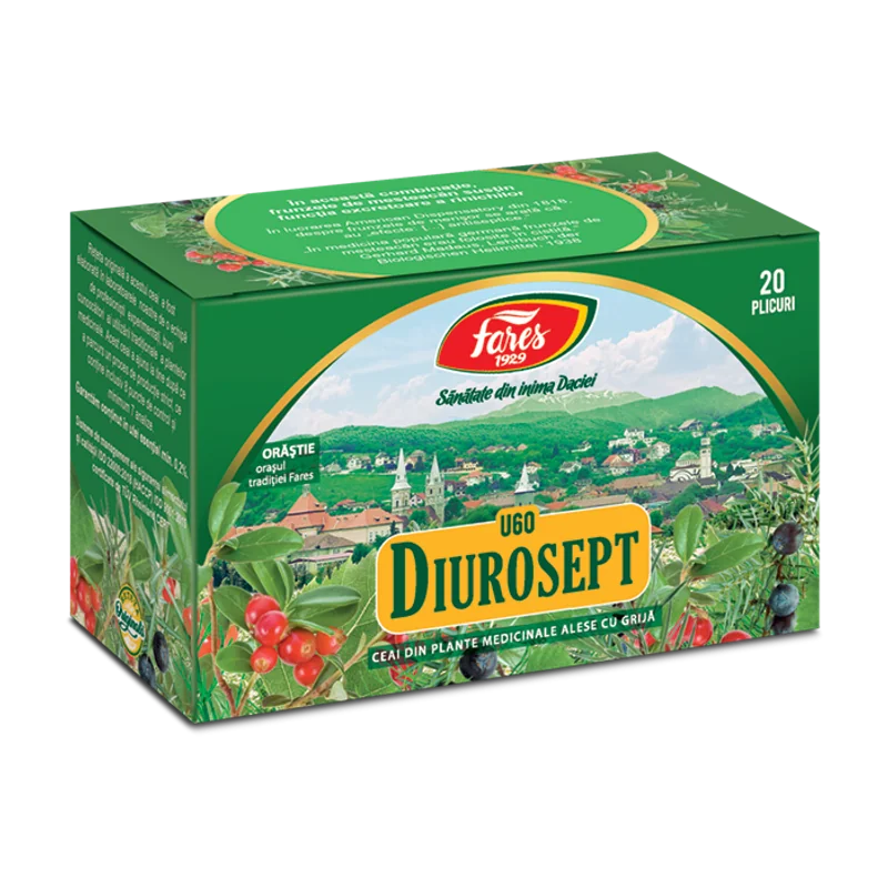 Ceai Diurosept, 20 plicuri, Fares