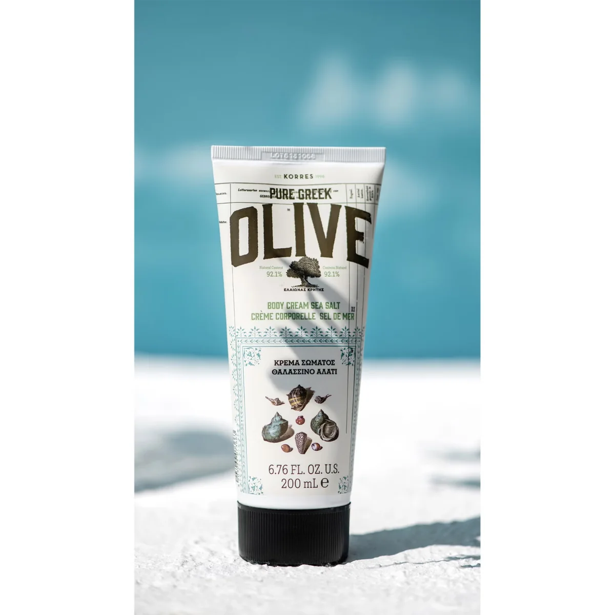 Pachet Sea Salt Gel de dus 250ml + Crema de corp 200ml, Korres