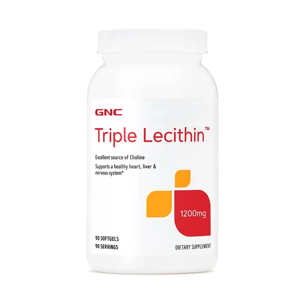 Lecitina Tripla 1200 mg, 90 capsule, GNC
