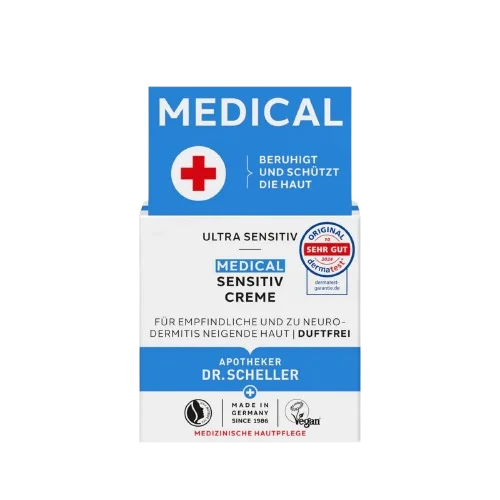 Crema calmanta si hidratanta pentru pielea sensibila predispusa la dermatita, 50ml, Dr. Scheller