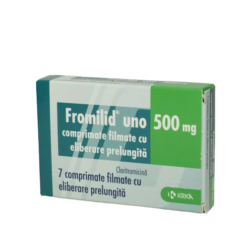 Fromilid Uno 500mg, 7 comprimate filmate, KRKA