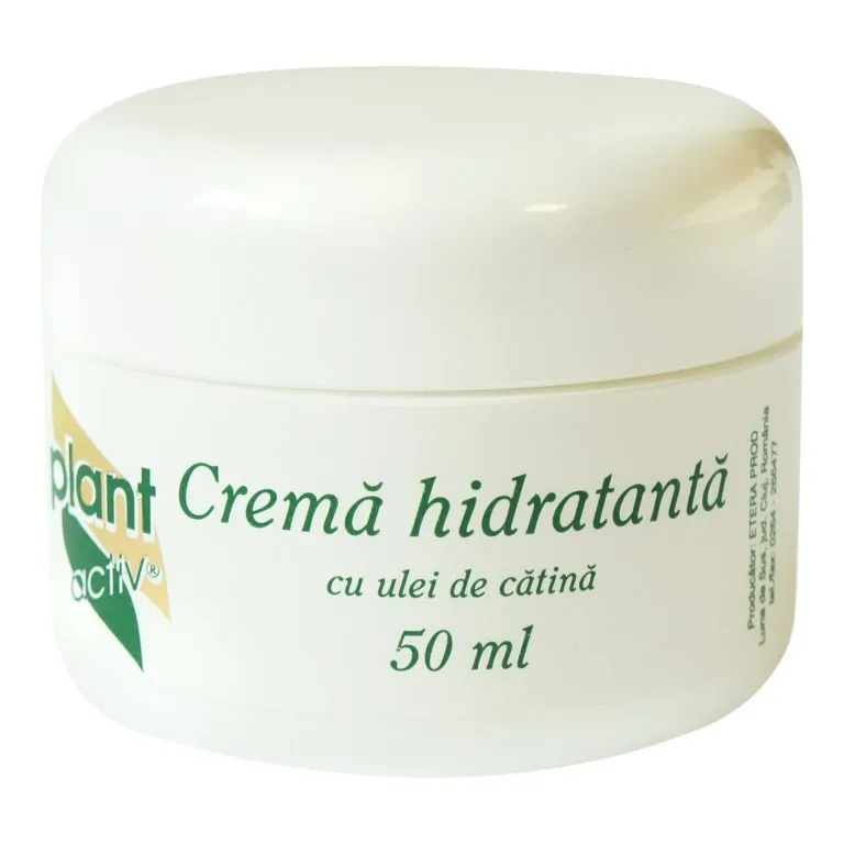 Crema hidratanta cu Ulei de catina si Vitamina C, 50ml, Plant Activ 
