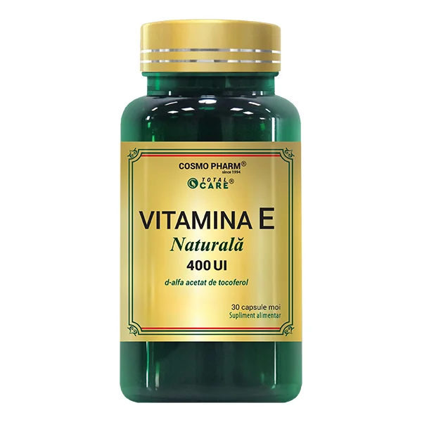 Vitamina E Naturala, 30 capsule, Cosmopharm