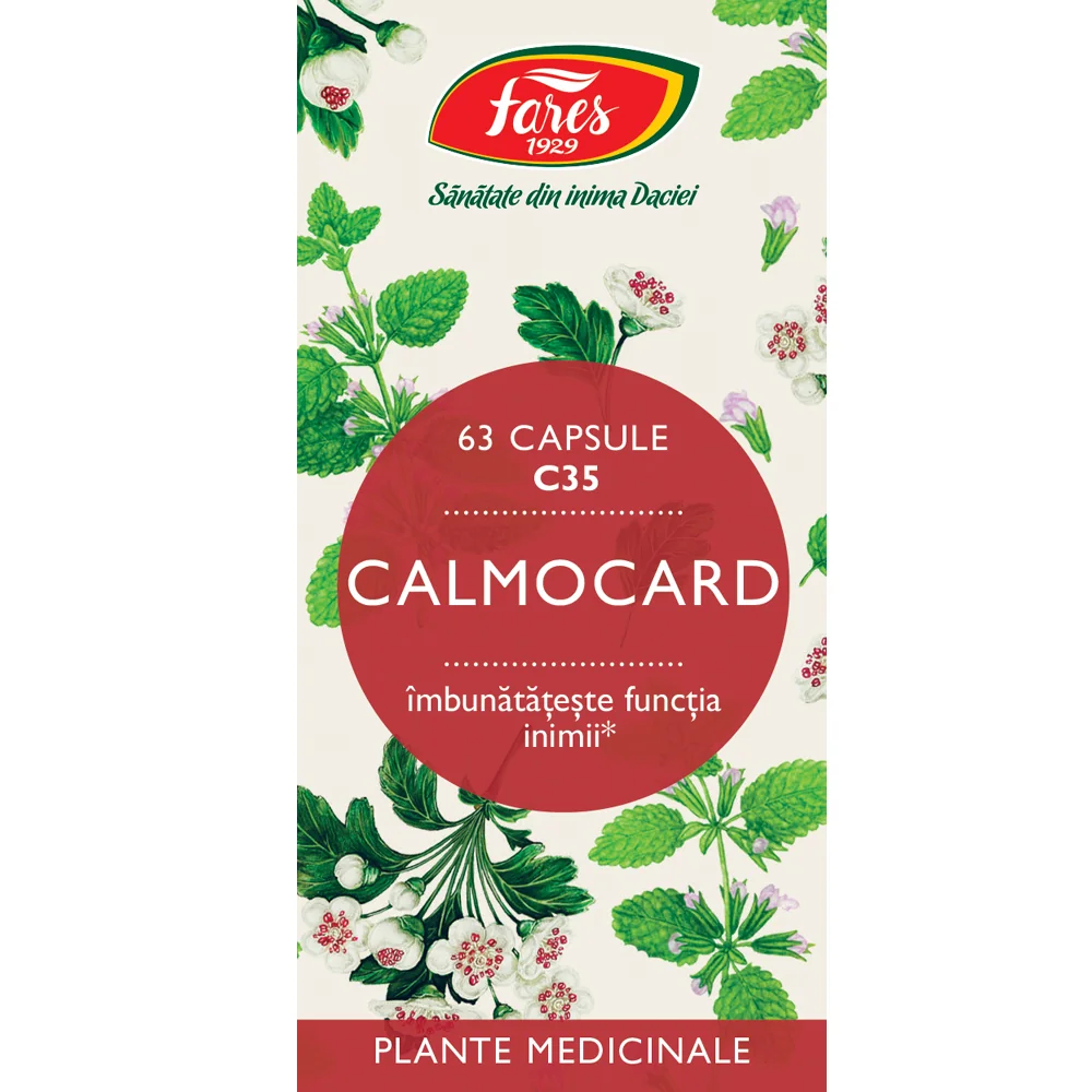 Calmocard C35, 63 capsule, Fares