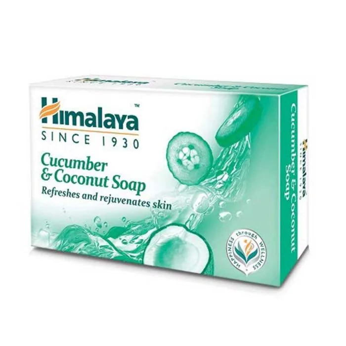 Sapun solid cu castravete revitalizant si nuca de cocos, 75g, Himalaya
