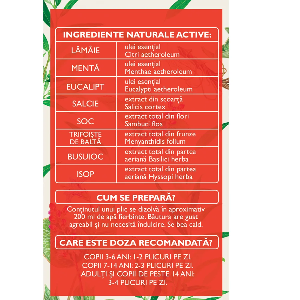 Hapciu Raceala si Gripa solubil, 12 plicuri, Fares
