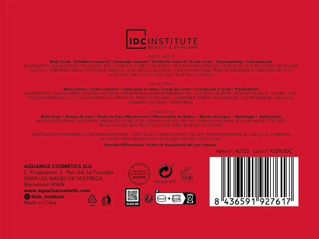 Set Organic Red Fruit, IDC Institute