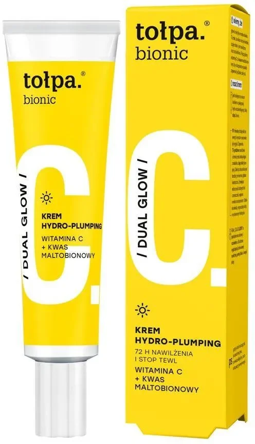 Crema de zi pentru fata Hidro-Plumping Dermo Bionic Glow, 40ml, Tolpa