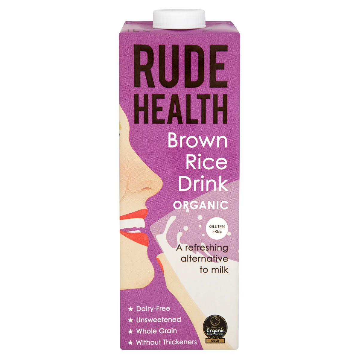 Bautura vegetala din orez brun organic Eco, 1l, Rude Health