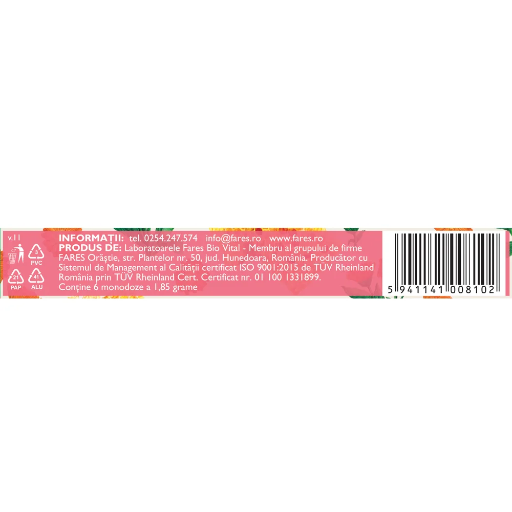 Ginosept crema solida, 6 monodoze, Fares