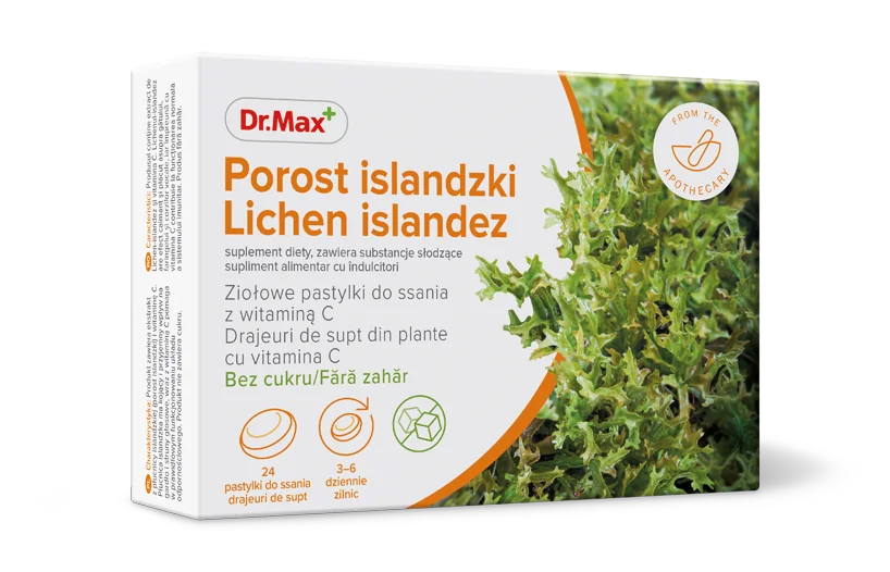 Dr. Max Drajeuri cu lichen islandez fara zahar, 24 drejuri