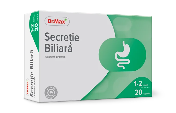 Dr. Max Secretie biliara, 20 capsule 
