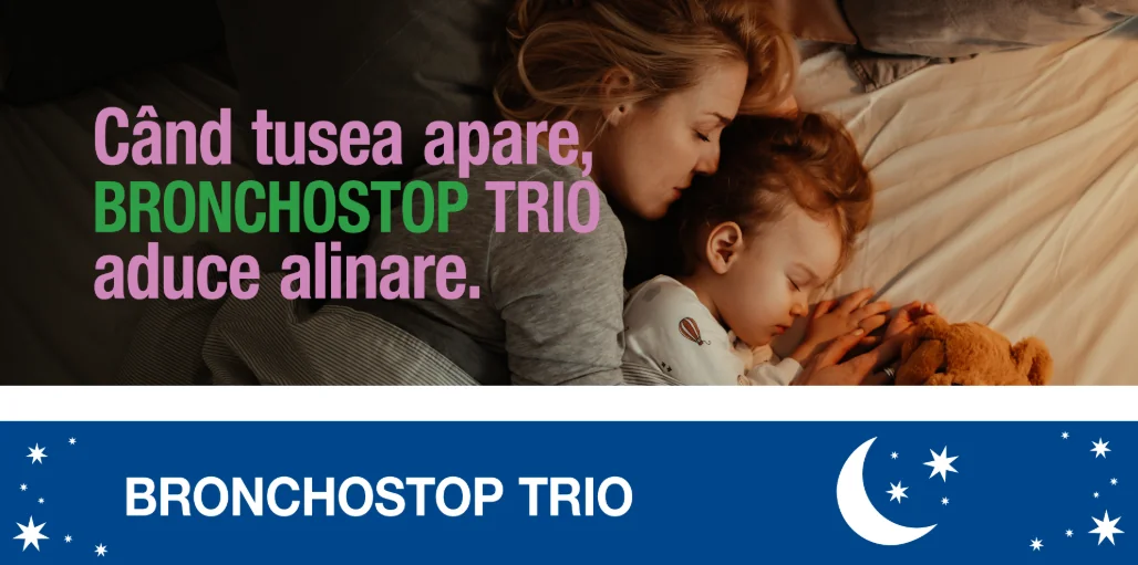 Cand tusea apare, Bronchostop Trio aduce alinare Cand tusea apare, Bronchostop Trio aduce alinare