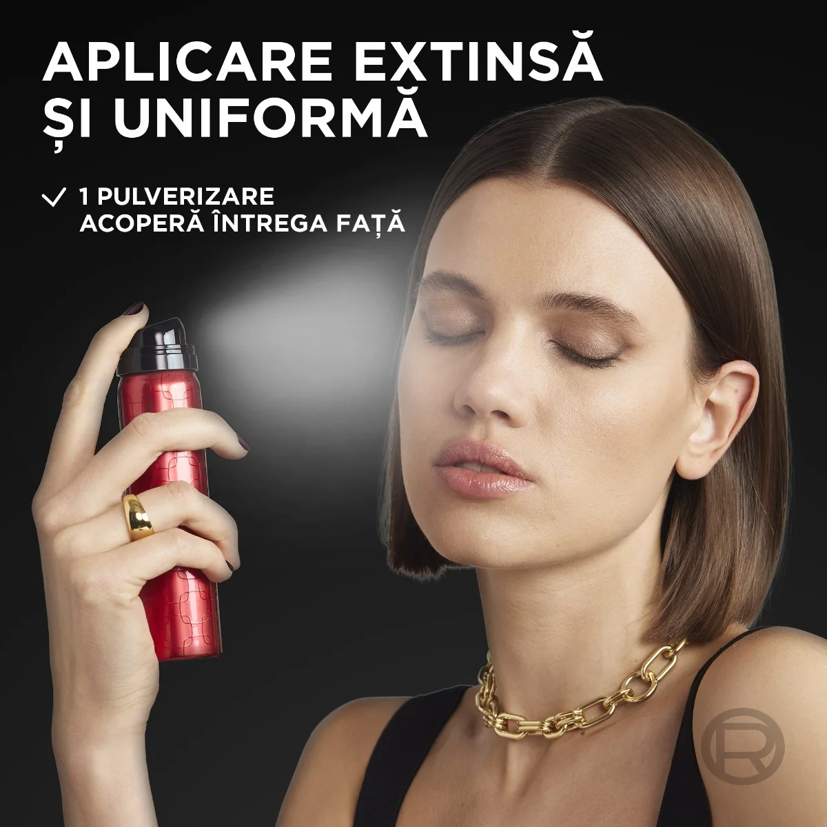 Set Spray de fixare rezistent la transfer Infaillible 3 Second Setting Mist 75ml + Mascara Panorama By Volume Million Lashes Black 9.9ml, L'Oreal Paris