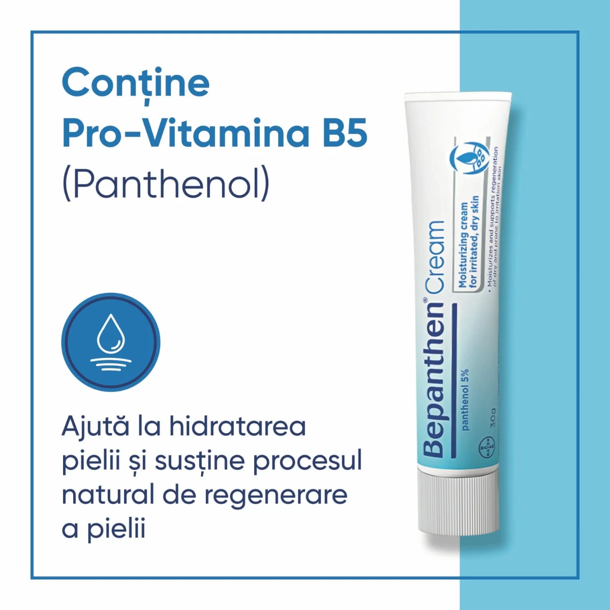 Crema cu 5% panthenol Bepanthen, 30g, Bayer