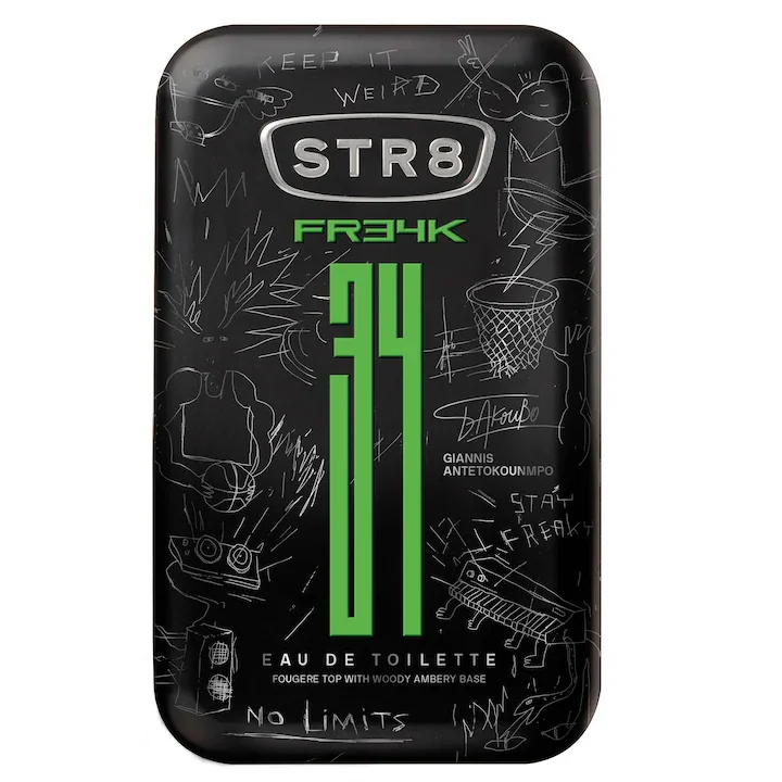 Apa de toaleta pentru barbati FR34K, 100ml, STR8