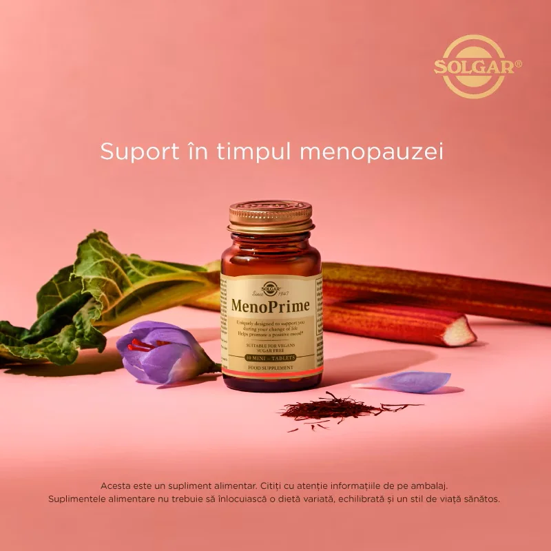 MenoPrime, 30 comprimate filmate, Solgar