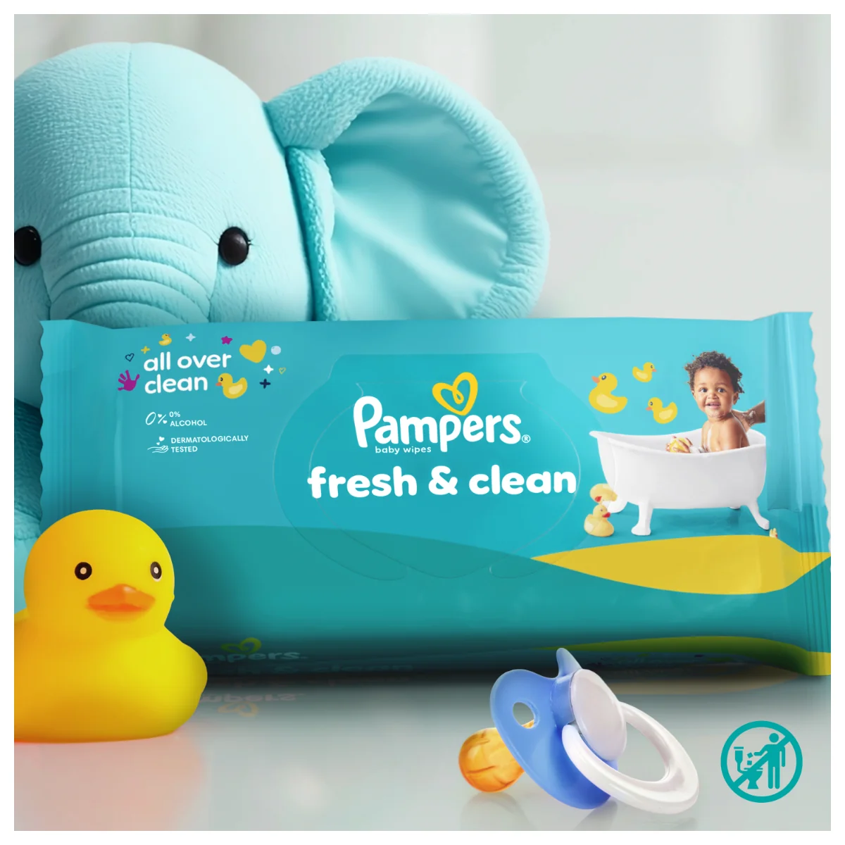 Servetele umede Fresh Clean, 960 bucati, Pampers