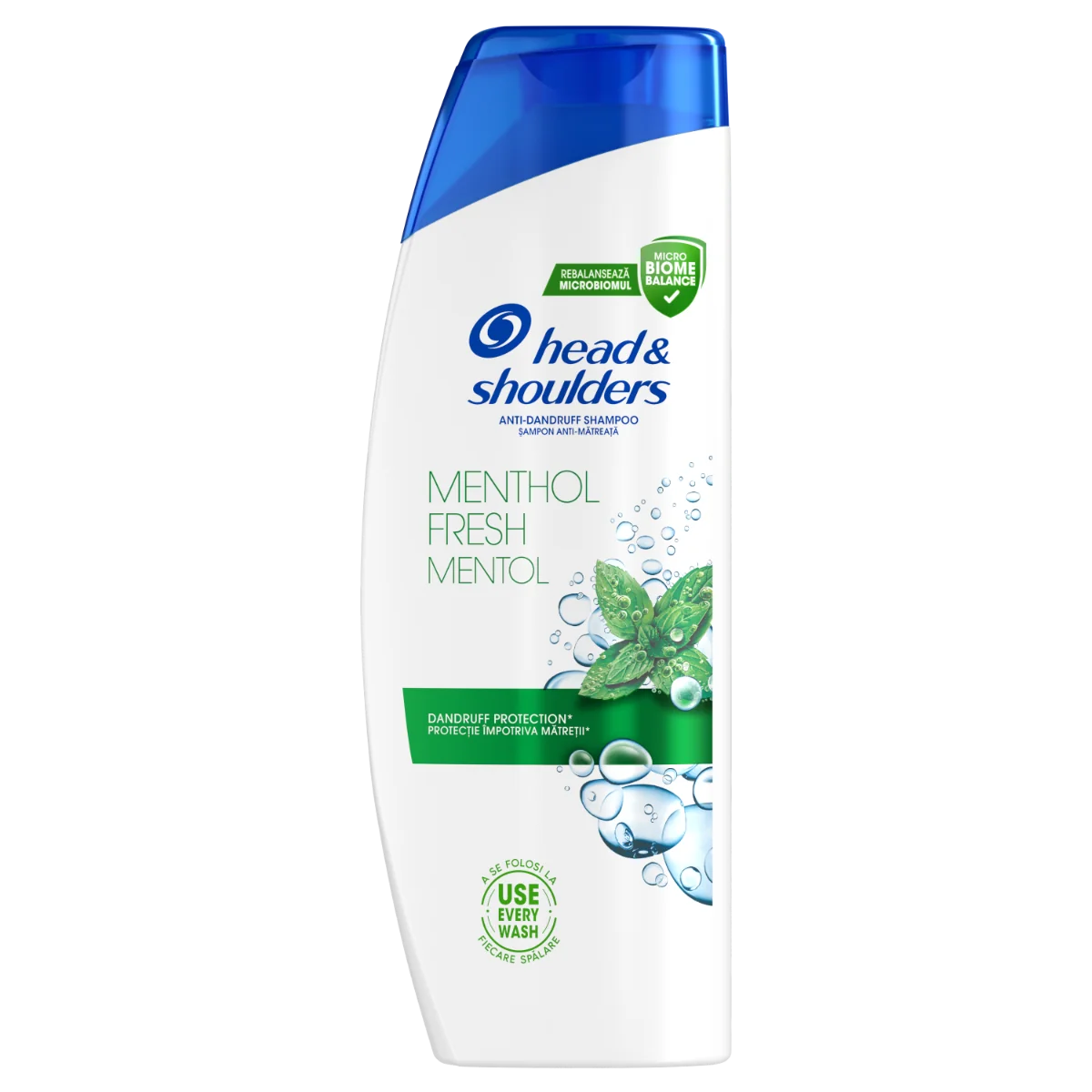 Sampon pentru orice tip de par anti-matreata Menthol Fresh, 625ml, Head & Shoulders