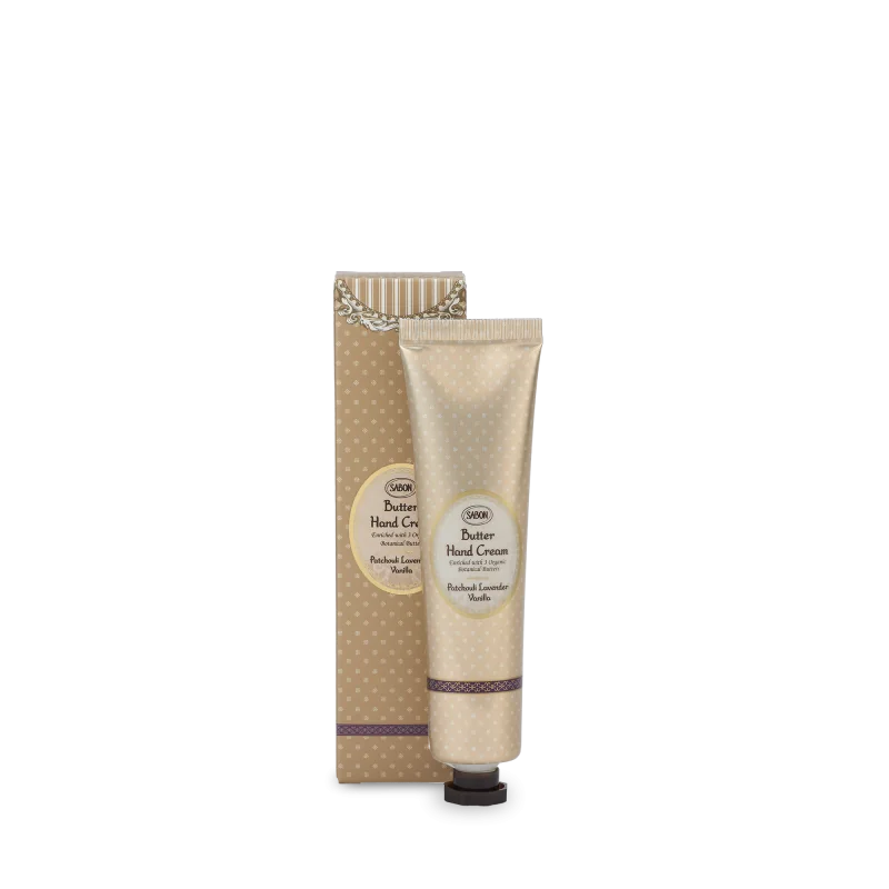Crema de maini Patchouli Lavander Vanilla, 30ml, Sabon