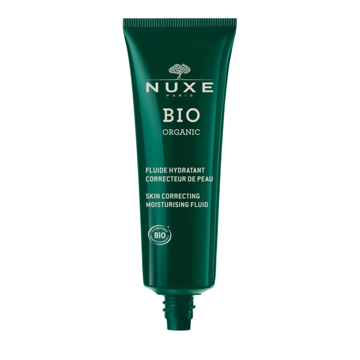 Fluid hidratant corector pentru ten normal si mixt Bio Organic, 50ml, Nuxe